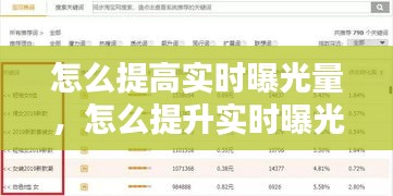 怎么提高實(shí)時曝光量，怎么提升實(shí)時曝光量 