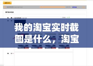我的淘寶實時截圖是什么，淘寶 截圖 