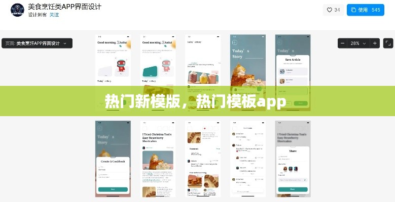 熱門新模版，熱門模板app 