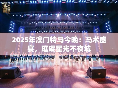 2025年澳門特馬今晚：馬術(shù)盛宴，璀璨星光不夜城