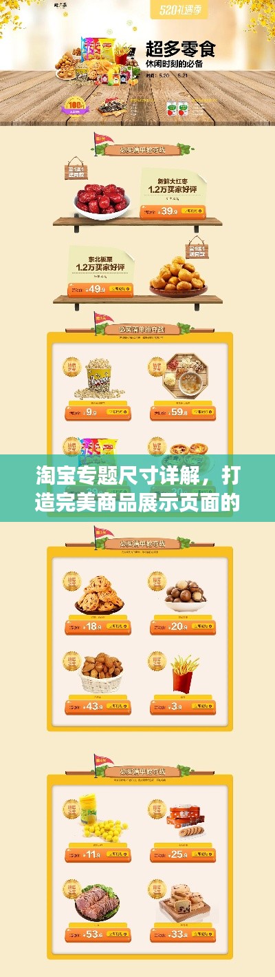 淘寶專題尺寸詳解，打造完美商品展示頁面的秘訣！