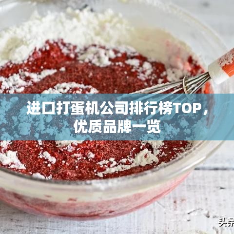進(jìn)口打蛋機(jī)公司排行榜TOP，優(yōu)質(zhì)品牌一覽