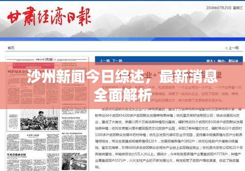 沙州新聞今日綜述，最新消息全面解析